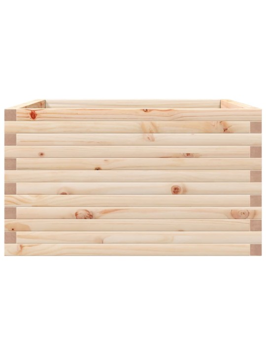 Zahradní truhlík 80 x 80 x 45,5 cm masivní borové dřevo