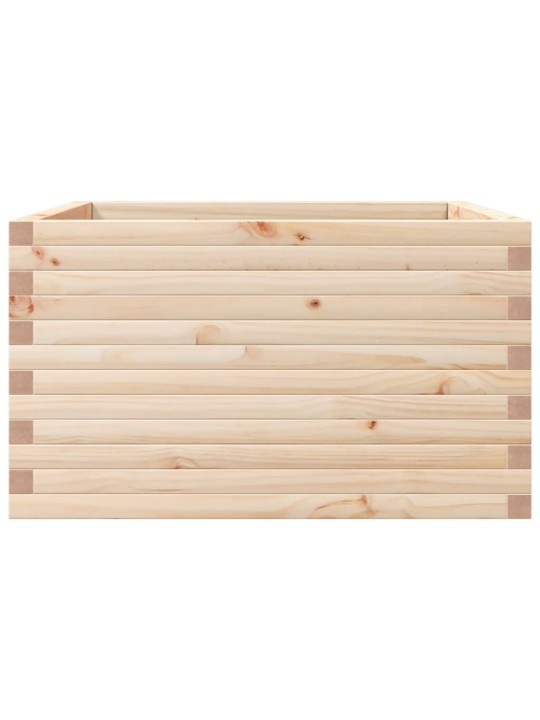 Zahradní truhlík 80 x 80 x 45,5 cm masivní borové dřevo