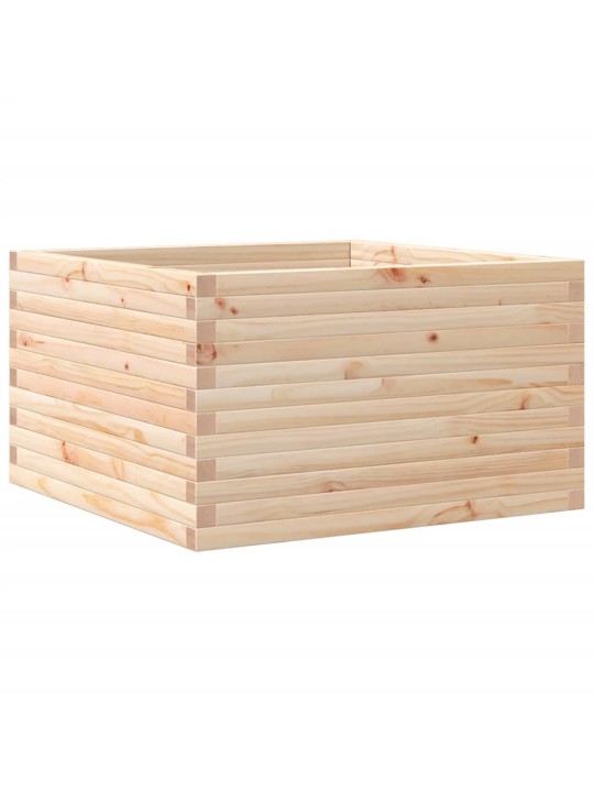 Zahradní truhlík 80 x 80 x 45,5 cm masivní borové dřevo