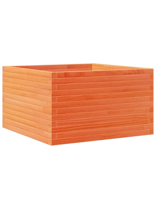 Zahradní truhlík voskově hnědý 80x80x45,5 cm masivní borovice