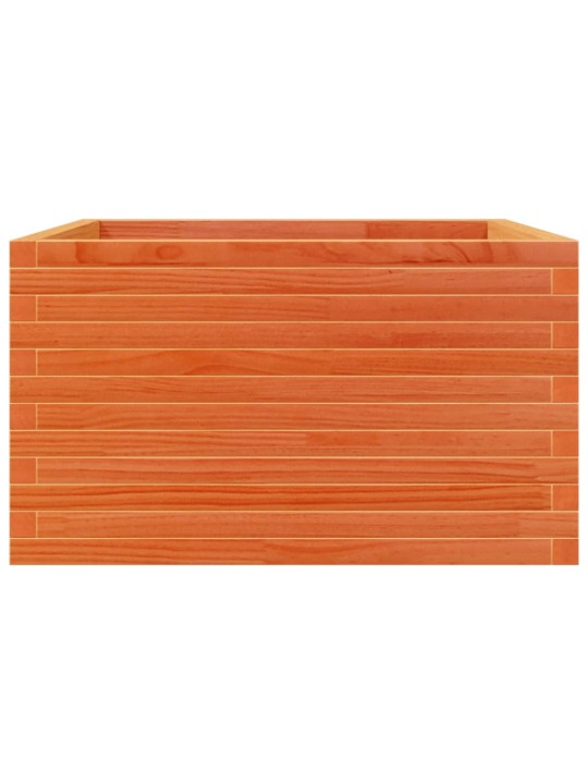 Zahradní truhlík voskově hnědý 80x80x45,5 cm masivní borovice