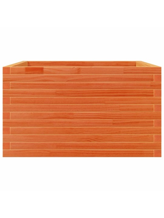 Zahradní truhlík voskově hnědý 80x80x45,5 cm masivní borovice