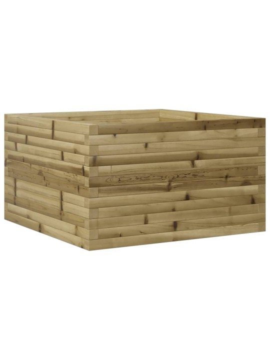 Zahradní truhlík 80 x 80 x 45,5 cm impregnované borové dřevo