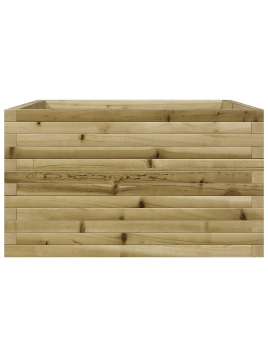 Zahradní truhlík 80 x 80 x 45,5 cm impregnované borové dřevo