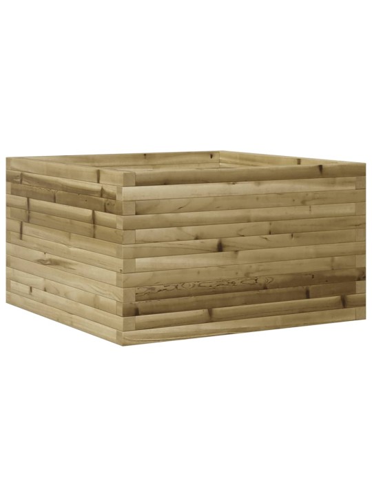 Zahradní truhlík 80 x 80 x 45,5 cm impregnované borové dřevo