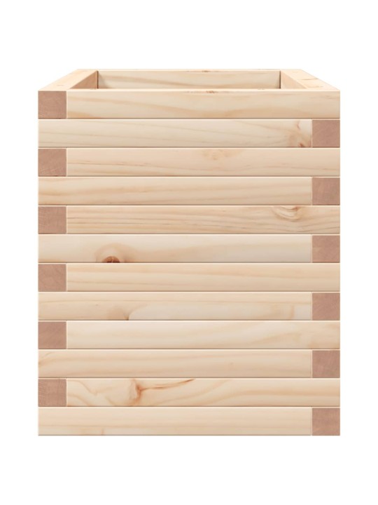 Zahradní truhlík 70 x 40 x 45,5 cm masivní borové dřevo