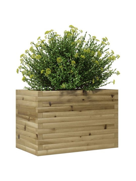 Zahradní truhlík 70 x 40 x 45,5 cm impregnované borové dřevo