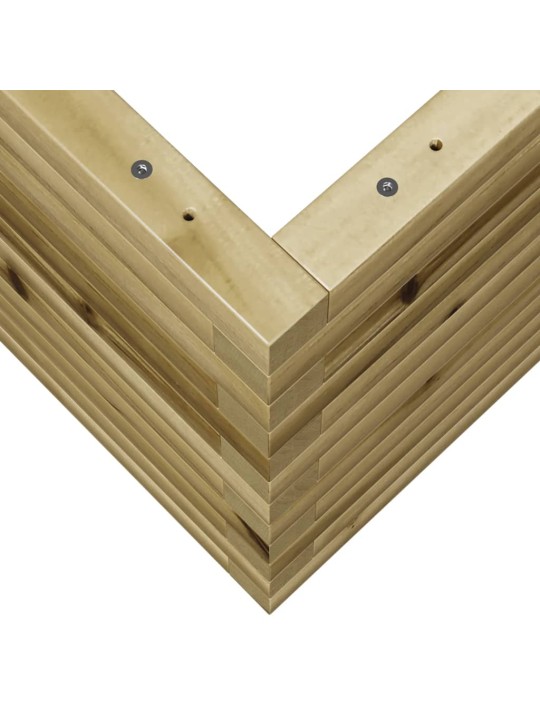 Zahradní truhlík 70 x 40 x 45,5 cm impregnované borové dřevo