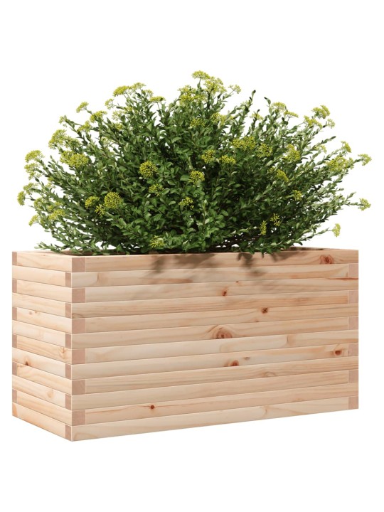 Zahradní truhlík 90 x 40 x 45,5 cm masivní borové dřevo