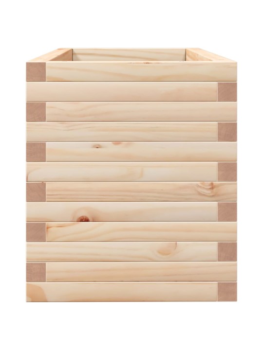 Zahradní truhlík 90 x 40 x 45,5 cm masivní borové dřevo