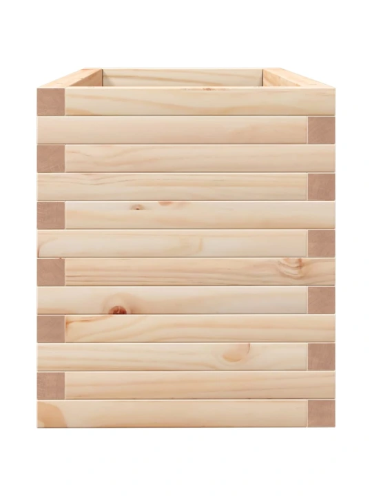 Zahradní truhlík 90 x 40 x 45,5 cm masivní borové dřevo