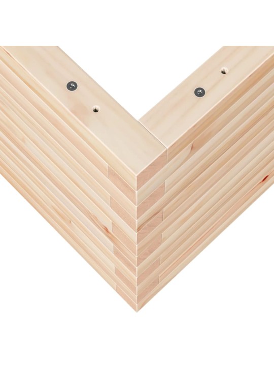 Zahradní truhlík 90 x 40 x 45,5 cm masivní borové dřevo