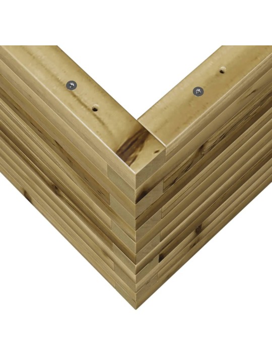 Zahradní truhlík 90 x 40 x 45,5 cm impregnované borové dřevo