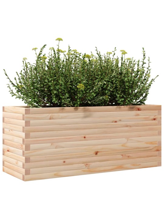 Zahradní truhlík 110 x 40 x 45,5 cm masivní borové dřevo