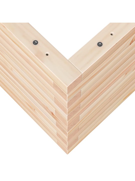 Zahradní truhlík 110 x 40 x 45,5 cm masivní borové dřevo