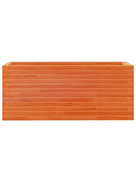 Zahradní truhlík voskově hnědý 110x40x45,5 cm masivní borovice