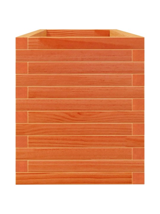Zahradní truhlík voskově hnědý 110x40x45,5 cm masivní borovice