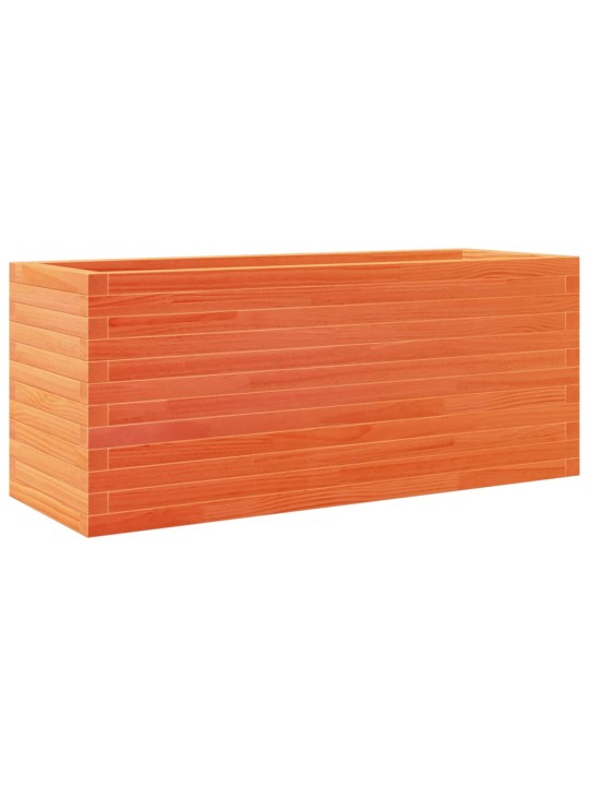 Zahradní truhlík voskově hnědý 110x40x45,5 cm masivní borovice
