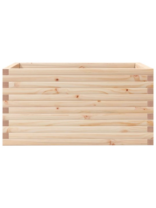 Zahradní truhlík 90 x 60 x 45,5 cm masivní borové dřevo