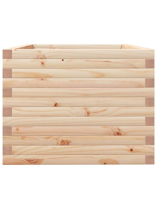 Zahradní truhlík 90 x 60 x 45,5 cm masivní borové dřevo