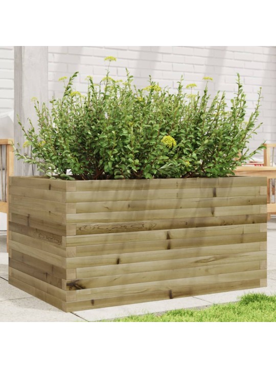 Zahradní truhlík 90 x 60 x 45,5 cm impregnované borové dřevo