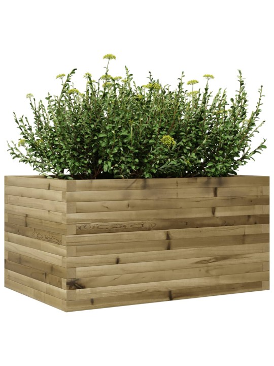 Zahradní truhlík 90 x 60 x 45,5 cm impregnované borové dřevo