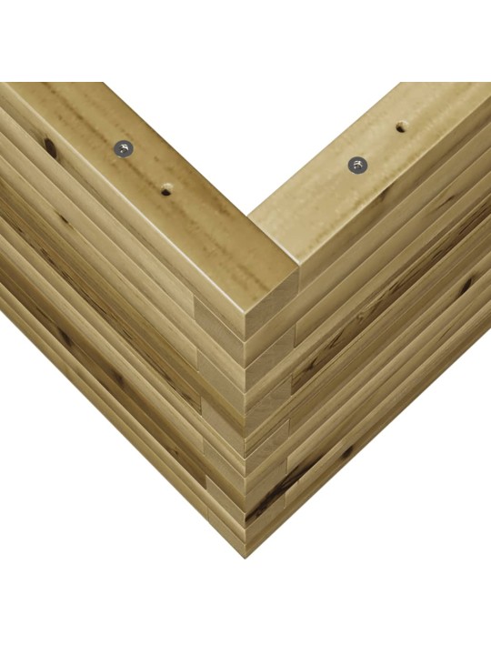 Zahradní truhlík 90 x 60 x 45,5 cm impregnované borové dřevo