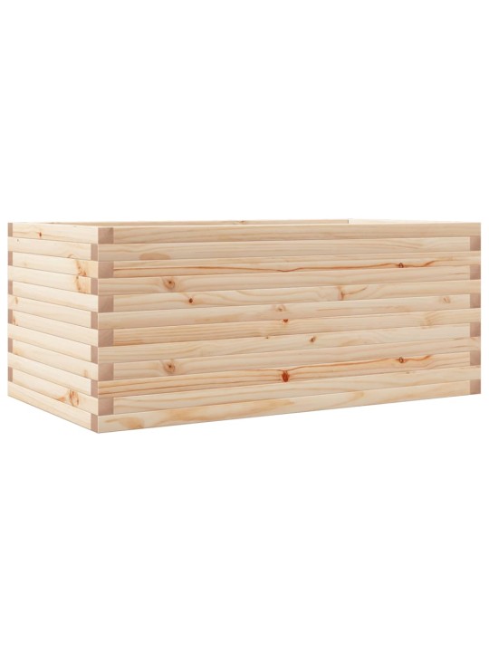 Zahradní truhlík 110 x 60 x 45,5 cm masivní borové dřevo