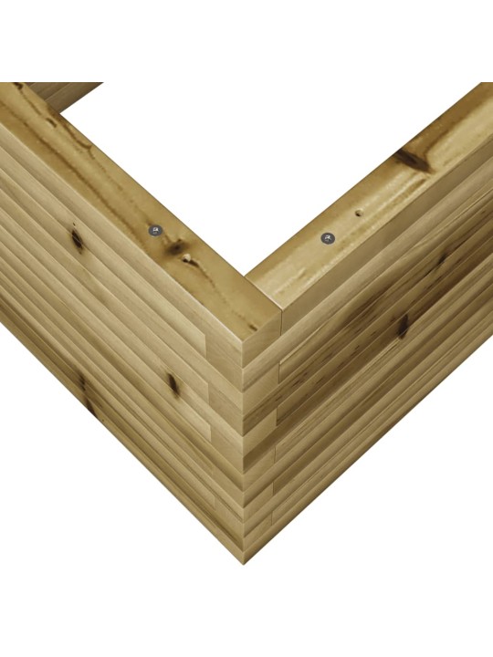 Zahradní truhlík 110 x 60 x 45,5 cm impregnované borové dřevo