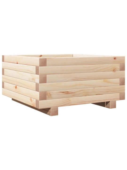 Zahradní truhlík 50 x 50 x 26,5 cm masivní borové dřevo