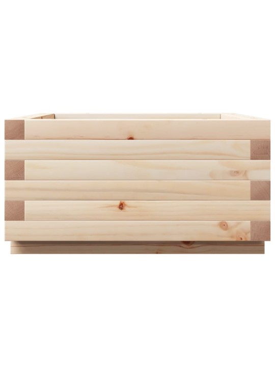 Zahradní truhlík 50 x 50 x 26,5 cm masivní borové dřevo