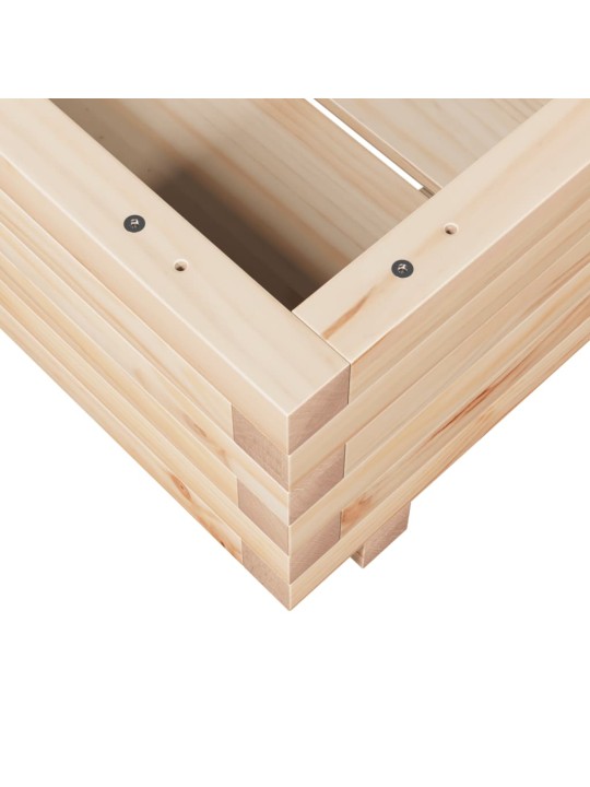 Zahradní truhlík 50 x 50 x 26,5 cm masivní borové dřevo