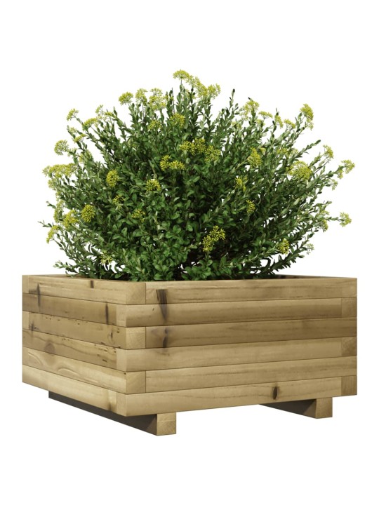 Zahradní truhlík 50 x 50 x 26,5 cm impregnované borové dřevo