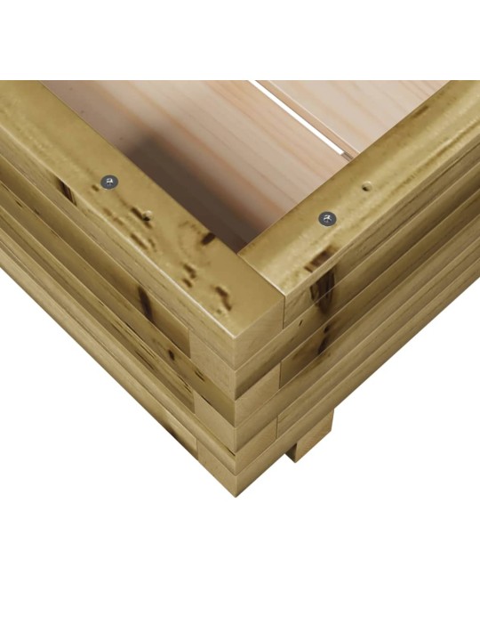 Zahradní truhlík 50 x 50 x 26,5 cm impregnované borové dřevo