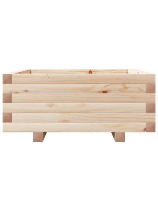 Zahradní truhlík 60 x 60 x 26,5 cm masivní borové dřevo