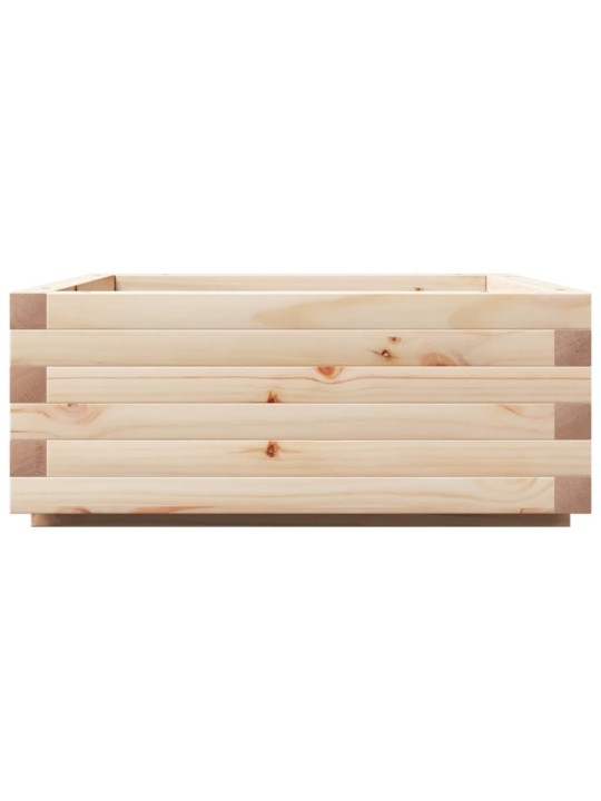 Zahradní truhlík 60 x 60 x 26,5 cm masivní borové dřevo