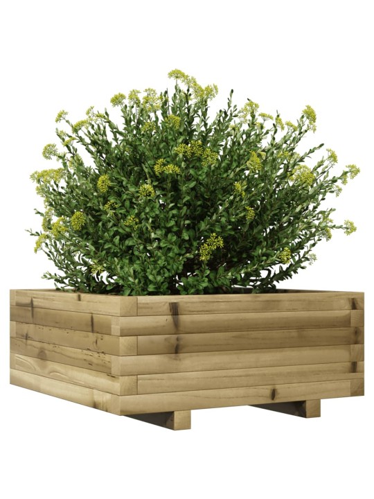 Zahradní truhlík 60 x 60 x 26,5 cm impregnované borové dřevo