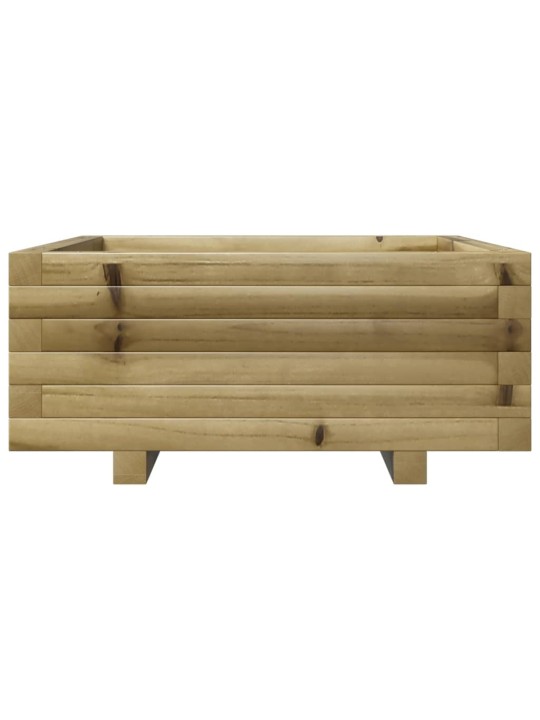 Zahradní truhlík 60 x 60 x 26,5 cm impregnované borové dřevo
