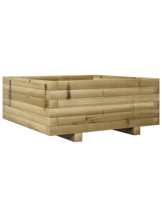 Zahradní truhlík 60 x 60 x 26,5 cm impregnované borové dřevo