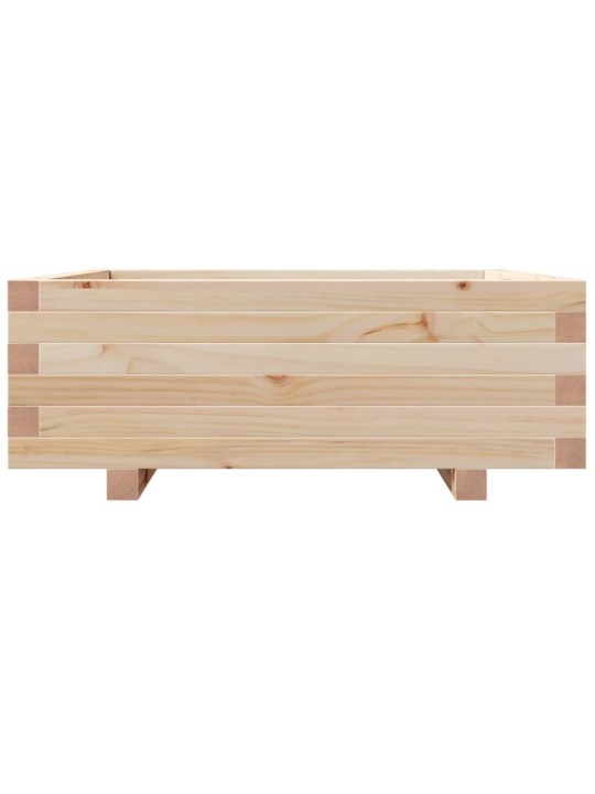 Zahradní truhlík 70 x 70 x 26,5 cm masivní borovice
