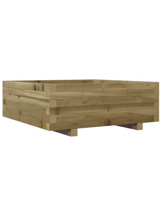 Zahradní truhlík 70 x 70 x 26,5 cm impregnované borové dřevo