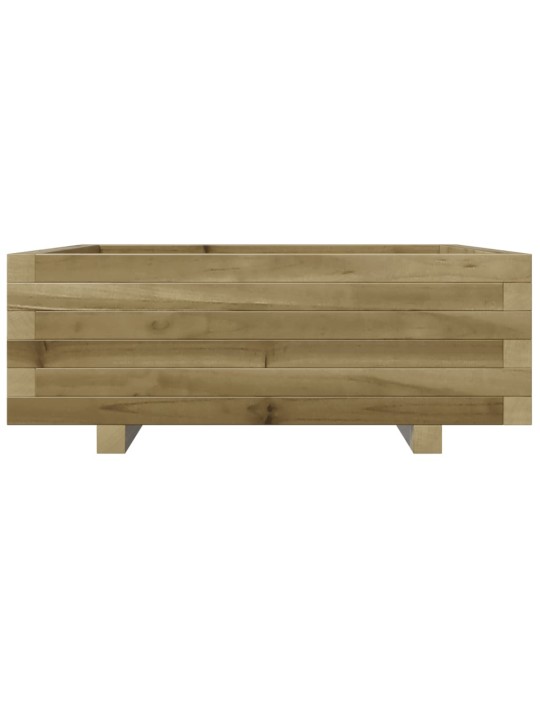 Zahradní truhlík 70 x 70 x 26,5 cm impregnované borové dřevo