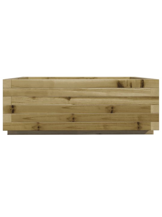Zahradní truhlík 70 x 70 x 26,5 cm impregnované borové dřevo