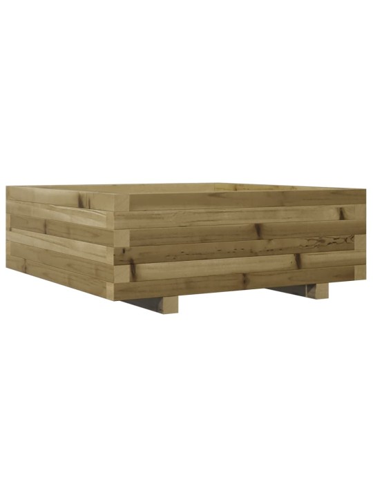 Zahradní truhlík 70 x 70 x 26,5 cm impregnované borové dřevo