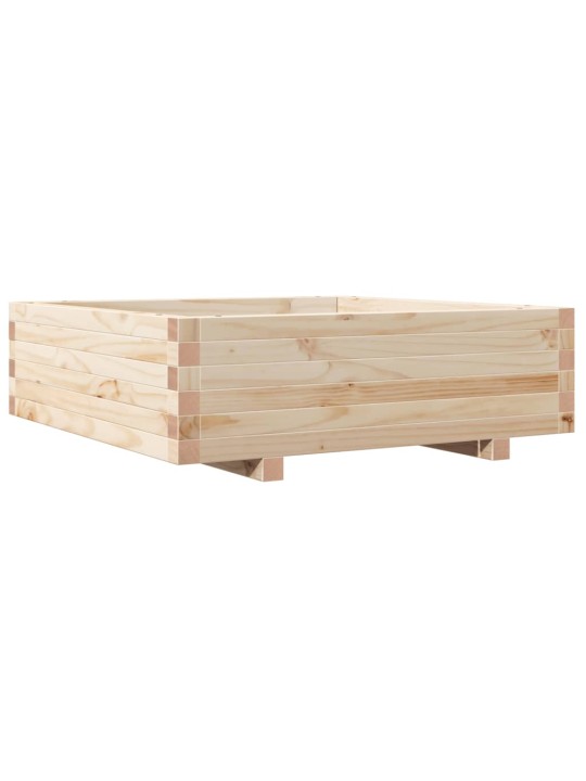 Zahradní truhlík 80 x 80 x 26,5 cm masivní borovice
