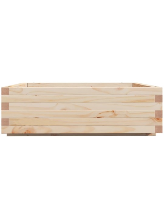 Zahradní truhlík 80 x 80 x 26,5 cm masivní borovice