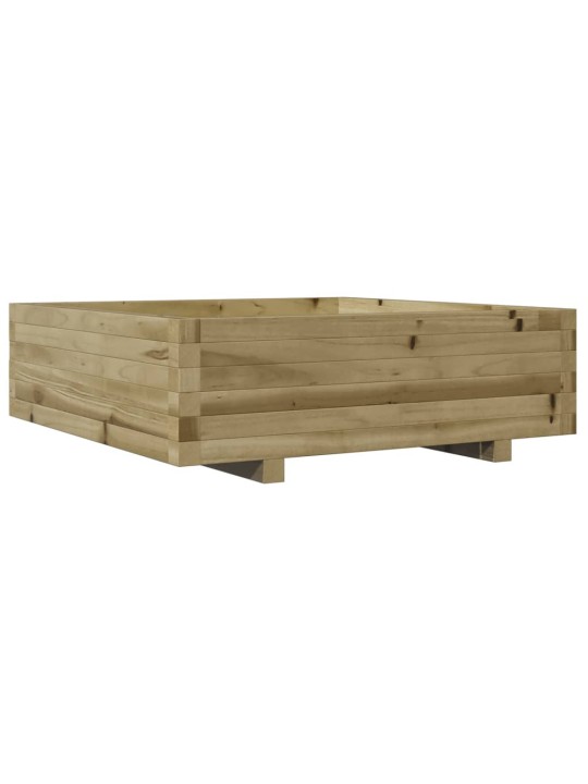 Zahradní truhlík 80 x 80 x 26,5 cm impregnované borové dřevo