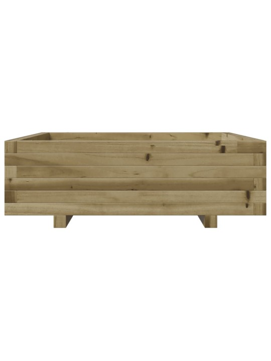 Zahradní truhlík 80 x 80 x 26,5 cm impregnované borové dřevo