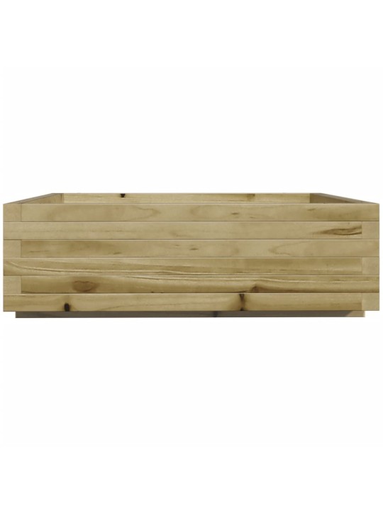 Zahradní truhlík 80 x 80 x 26,5 cm impregnované borové dřevo