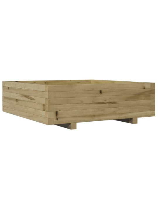 Zahradní truhlík 80 x 80 x 26,5 cm impregnované borové dřevo